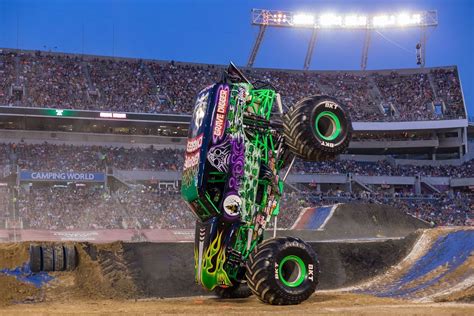 Monster jam 2023 - Sun, Feb 18, 2024 | 11:30 AM – 01:30 PM. The fun begins at the Monster Jam® Pit Party, where you can see the massive trucks up close, meet your favorite drivers and crews, get autographs and take pictures. This fun-filled experience is the only place to get an insider’s look at how these 12,000-pound trucks are built to stand up to the ...